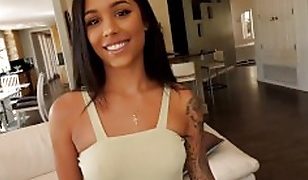 Hot latina goes on a christmas summer ride !