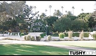 TUSHY Two Pretty Teens Seduce One of Their  Boyfriend