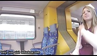 american petite blonde teen fucked for cash in public restroom pov teen big ass cumshot